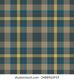Patrón sin fisuras de cuadros escoceses de tartán. Fondo repetible con textura de tela a cuadros. Fondo de Vector estampado textil a rayas.
