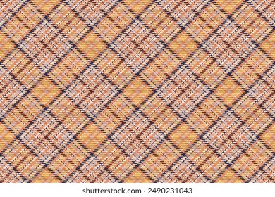 Seamless pattern of scottish tartan plaid. Repeatable background with check fabric texture. Vector backdrop striped textile print.