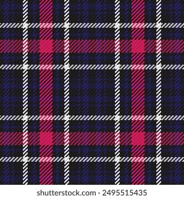 Seamless pattern of scottish tartan plaid. Repeatable background with check fabric texture. Vector backdrop striped textile print.