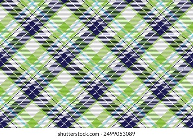 Seamless pattern of scottish tartan plaid. Repeatable background with check fabric texture. Vector backdrop striped textile print.
