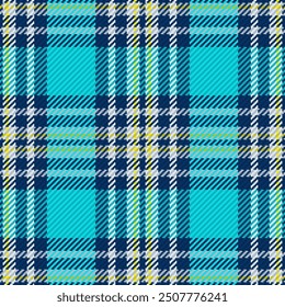 Seamless pattern of scottish tartan plaid. Repeatable background with check fabric texture. Vector backdrop striped textile print.