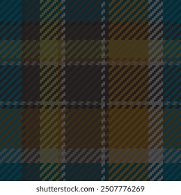 Seamless pattern of scottish tartan plaid. Repeatable background with check fabric texture. Vector backdrop striped textile print.