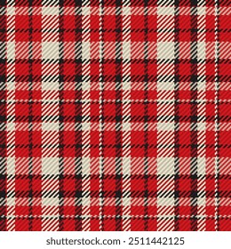 Seamless pattern of scottish tartan plaid. Repeatable background with check fabric texture. Vector backdrop striped textile print.