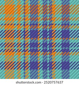 Seamless pattern of scottish tartan plaid. Repeatable background with check fabric texture. Vector backdrop striped textile print.
