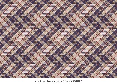 Seamless pattern of scottish tartan plaid. Repeatable background with check fabric texture. Vector backdrop striped textile print.