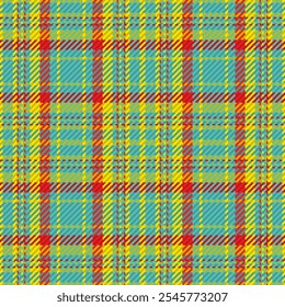Seamless pattern of scottish tartan plaid. Repeatable background with check fabric texture. Vector backdrop striped textile print.