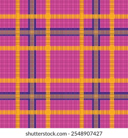 Padrão contínuo de tartan escocês xadrez. Fundo repetível com textura de tecido de verificação. Plano de fundo vetorial de impressão têxtil listrada.