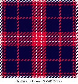 Seamless pattern of scottish tartan plaid. Repeatable background with check fabric texture. Vector backdrop striped textile print.