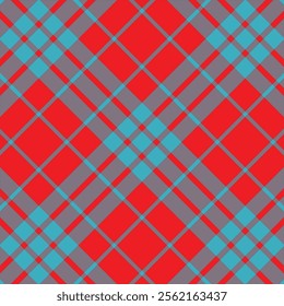 Seamless pattern of Scottish tartan plaid. Repeatable background with check fabric texture. Vector backdrop striped 