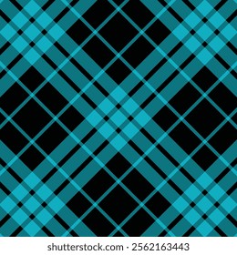 Seamless pattern of Scottish tartan plaid. Repeatable background with check fabric texture. Vector backdrop striped 