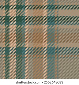 Seamless pattern of scottish tartan plaid. Repeatable background with check fabric texture. Vector backdrop striped textile print.