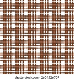 Seamless pattern of scottish tartan plaid. Checkered plaid pattern tablecloth fabric design. Traditional scottish fabric plaid. EPS vector illustration