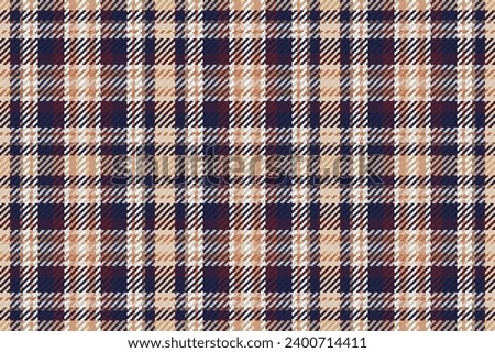 Seamless pattern of scottish tartan plaid. Repeatable background with check fabric texture. Flat vector backdrop of striped textile print.