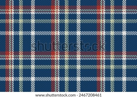 Seamless pattern of scottish tartan plaid. Repeatable background with check fabric texture. Vector backdrop striped textile print.