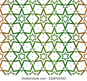 Seamless pattern For Scrapbook. Stylish Fashion Design Background. Vector illustration. Green, brown color.