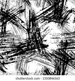 Seamless Pattern with Scratched Lines and Stripes. Dirt Ink Overlay Texture. Dirt Wall Effect Pattern. Sporty Clothes Background.