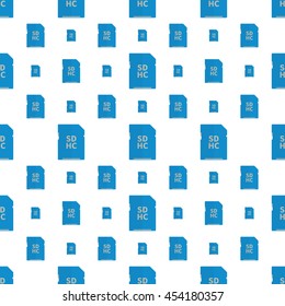 Seamless pattern of SD HC blue-gray color. Vector EPS 10.