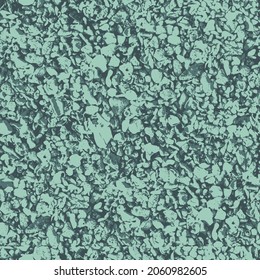 Seamless pattern with sea pebbles and shells. Realistic underwater sandy texture. Repeating vector background with emerald seabed. Suitable for wallpaper, wrapping paper, fabric, floor covering design