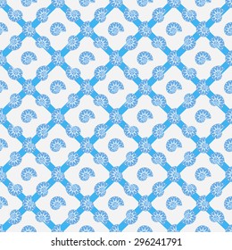 seamless pattern, seashells.