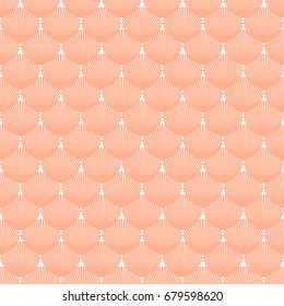 Seamless pattern with seashells for wrapping paper, wallpaper, web page background and more. Vector illustration. EPS10.