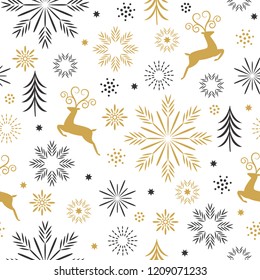 seamless pattern, seasons greetings,beautifil christmas background