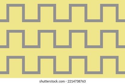 Seamless pattern seawave shaped broken lines, vector quality, modern minimalist flat style, bold, punchy forms that demand attention, ideal geometry
