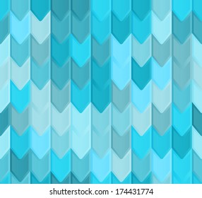 seamless pattern seems like tiles on the roof with different blue color