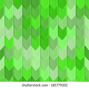 seamless pattern seems like tiles on the roof with different green color