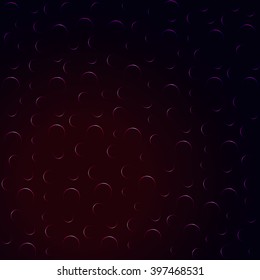 Seamless pattern with semimoons