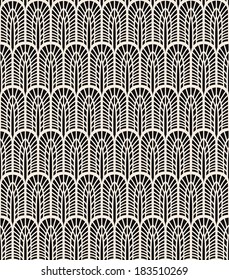 seamless pattern (series with ornamental feathers) 