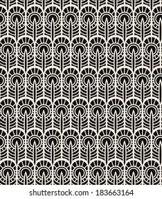 seamless pattern (series with ornamental feathers) 