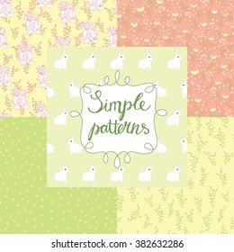 Seamless pattern set