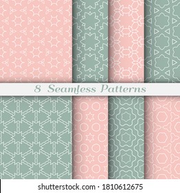 Motif harmonieux de style arabe. Illustration géométrique élégante, art blanc sur fond coloré. Texture hexagonale répétée pour fond d'écran, carte, invitation, bannière, impression de tissu. Ornement ethnique tribal
