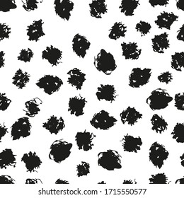 Seamless pattern set of hand drawn ink marks. Vector illustration for fabric, textile, cards, invitations, wrapping paper, stationery and web backgrounds
