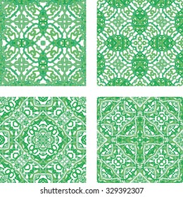 seamless pattern set of Kaleidoscope