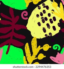 seamless pattern shabby texture abstract grunge background, trendy grungy print