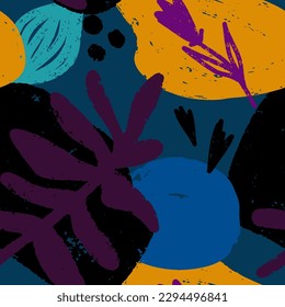 nahtloses Muster, abstrakte Textur, abstrakter Grunge-Hintergrund, angesagter grungeliger Druck