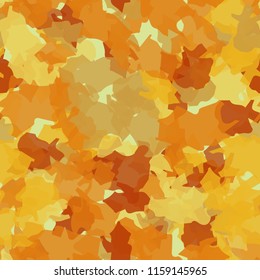 A seamless pattern from the shades of the autumn landscape.