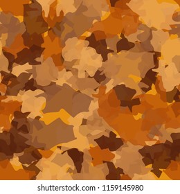 A seamless pattern from the shades of the autumn landscape.