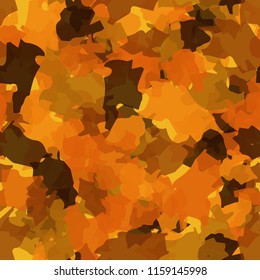 A seamless pattern from the shades of the autumn landscape.