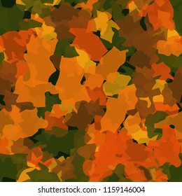 A seamless pattern from the shades of the autumn landscape.