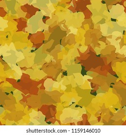 A seamless pattern from the shades of the autumn landscape.