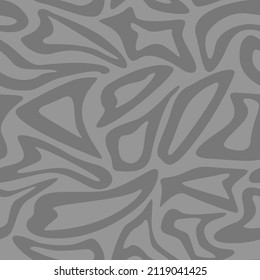 seamless pattern in shades of gray from simple abstract shapes for prints on fabrics, packaging, clothes, covers and backgrounds