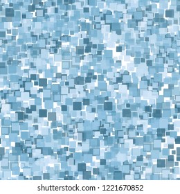Seamless pattern. Shades of ice. Camouflage. Editable.