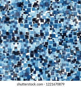 Seamless pattern. Shades of ice. Camouflage. Editable.