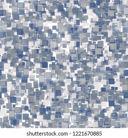 Seamless pattern. Shades of ice. Camouflage. Editable.