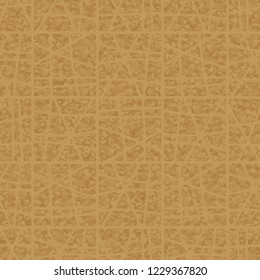 A seamless pattern with shades of old paper on which an abstract grid is painted.