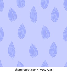 
Seamless pattern with shape of drops or petals in liliac color
