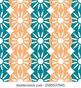 Seamless pattern with shape ,minimal,funny style 