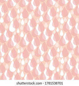 Seamless pattern with Shape of tears